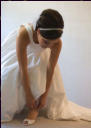 San Jose Wedding Photography - Bride Adjusts Shoes 02